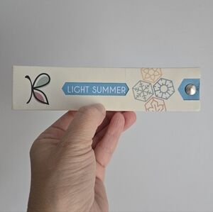 LIGHT SUMMER color Palette: Personnal Analysis Tool